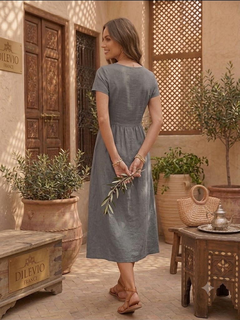 Robe d été élégance et confort