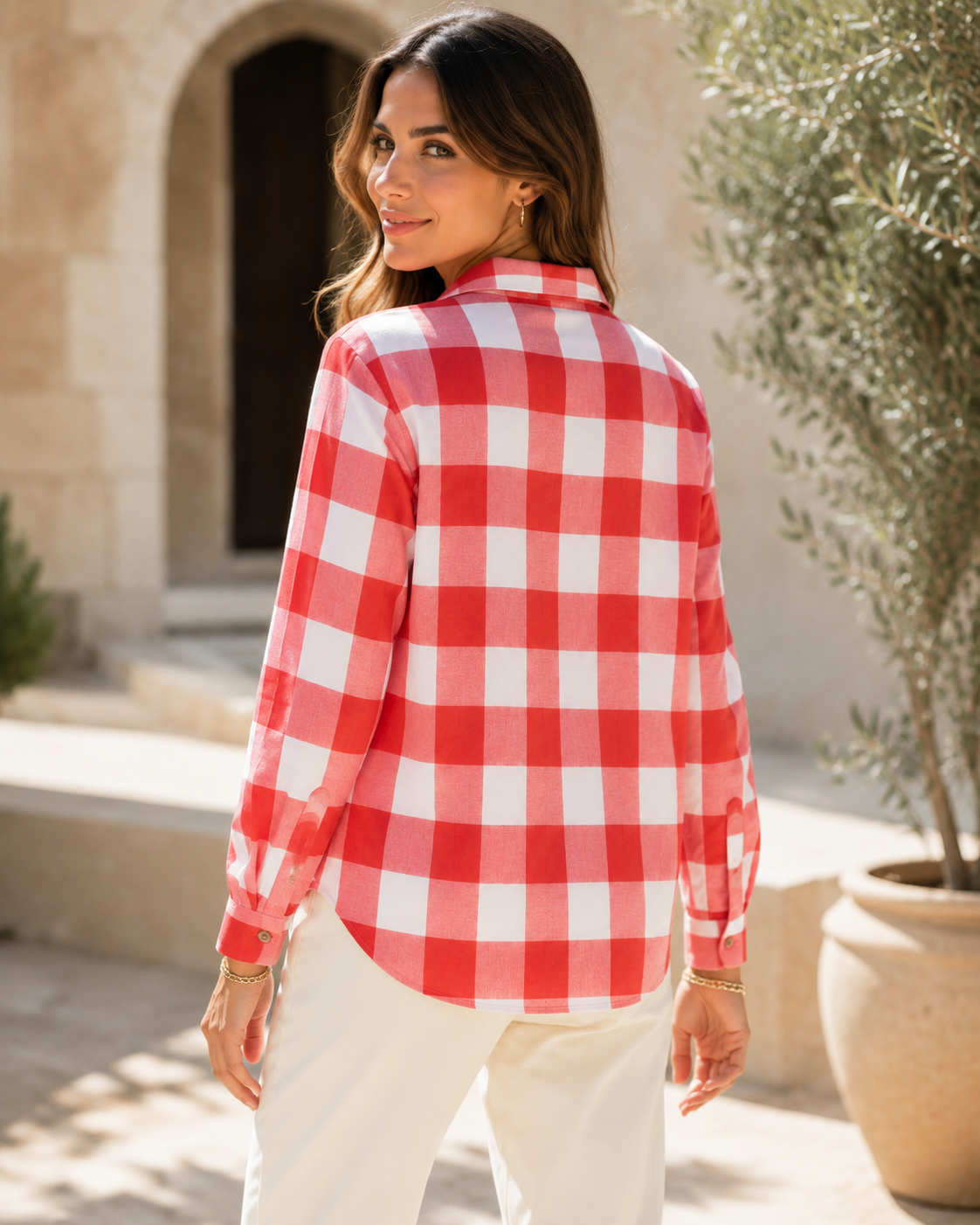 Chemise Élégance Intemporelle à Carreaux