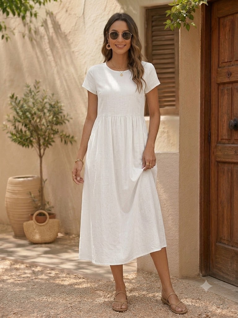 Robe d été élégance et confort