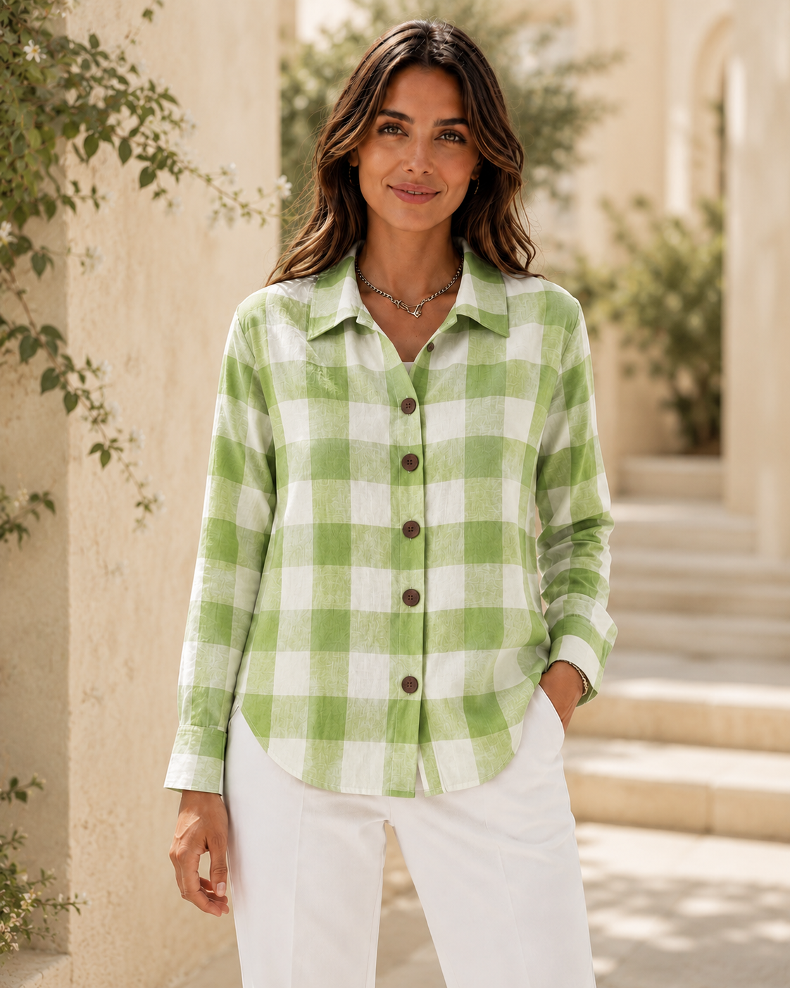 Chemise Élégance Intemporelle à Carreaux
