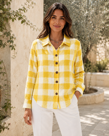 Chemise Élégance Intemporelle à Carreaux