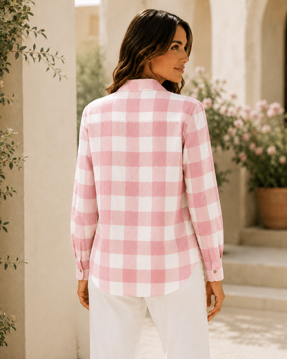 Chemise Élégance Intemporelle à Carreaux