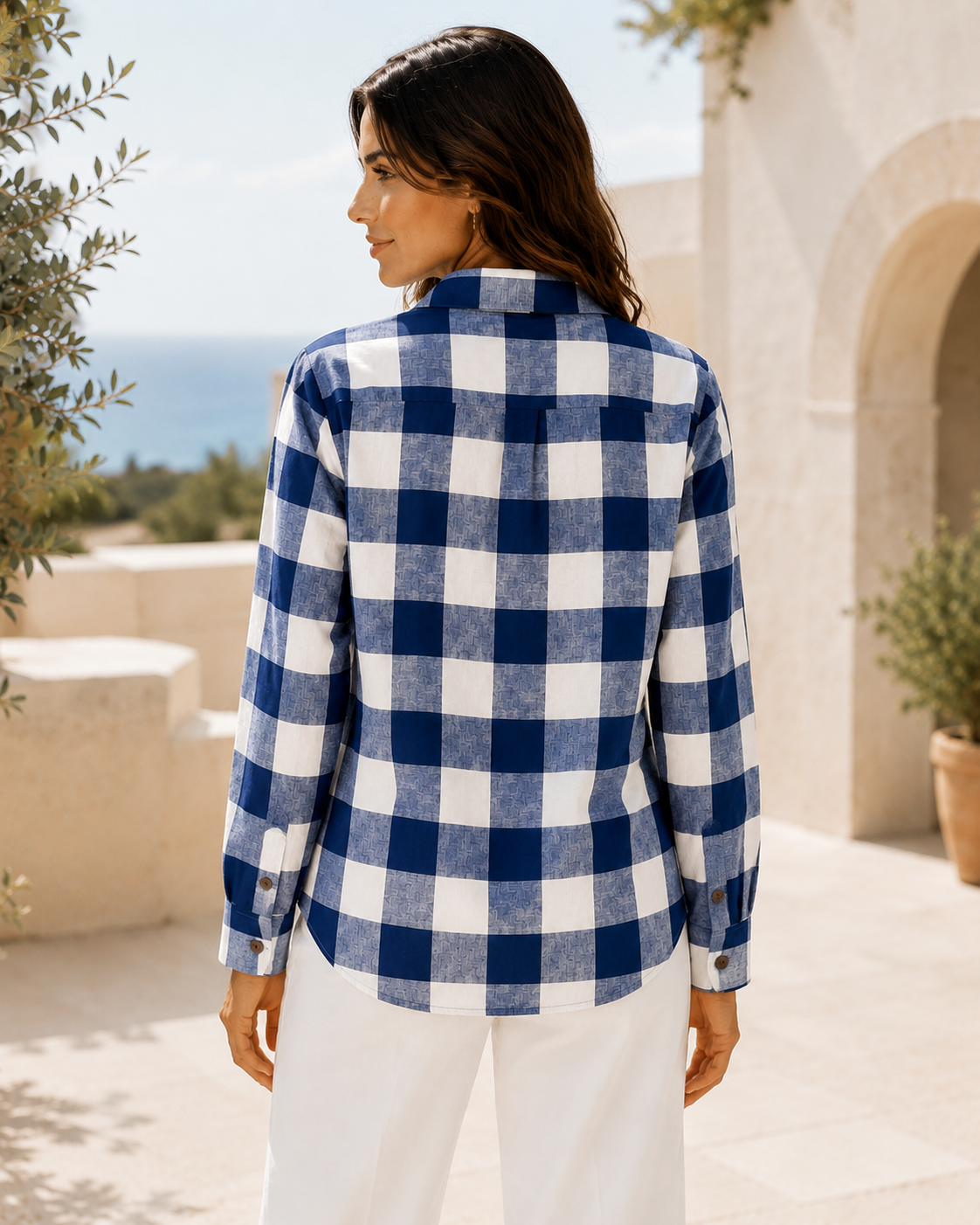 Chemise Élégance Intemporelle à Carreaux