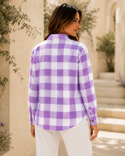 Chemise Élégance Intemporelle à Carreaux
