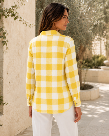 Chemise Élégance Intemporelle à Carreaux